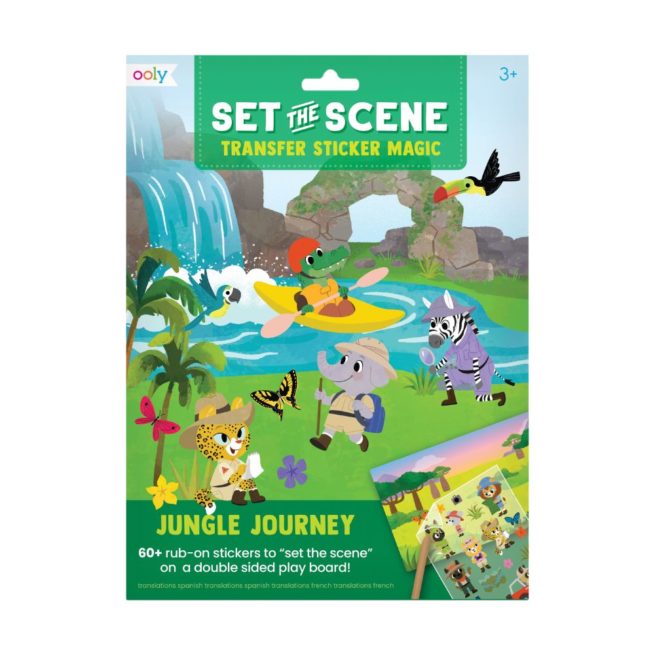 Ooly Transfer Sticker Set - Jungle Journey