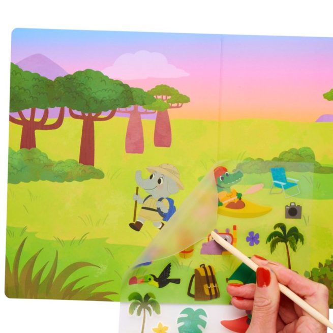 Ooly Transfer Sticker Set - Jungle Journey - Image 2