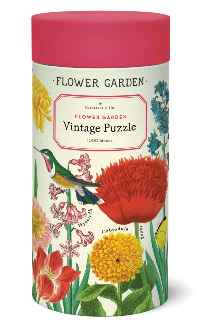 Cavallini - 1000 Pc Puzzle Flower Garden
