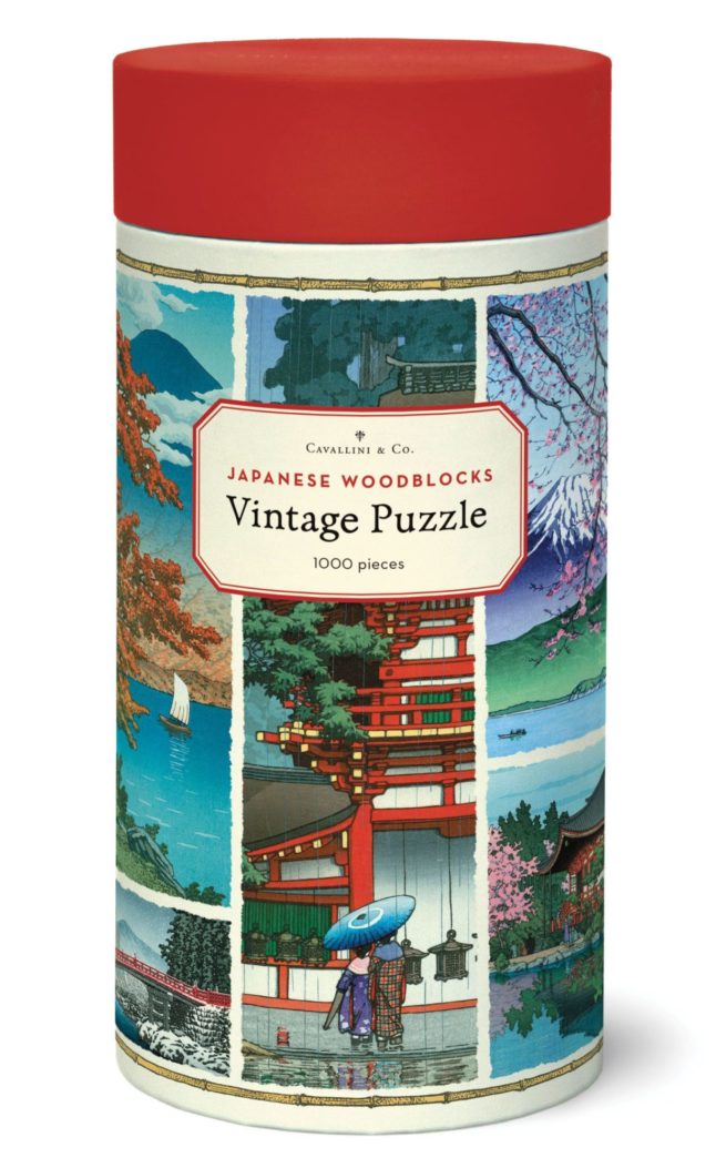 Cavallini - 1000 Pc Puzzle Japanese Woodblocks