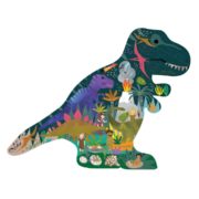 Floss & Rock 40 Pc Shaped Jigsaw Puzzle Dinosaur - Image 2