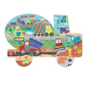 Floss & Rock 40 Pc Shaped Jigsaw Puzzle Construction - Image 2