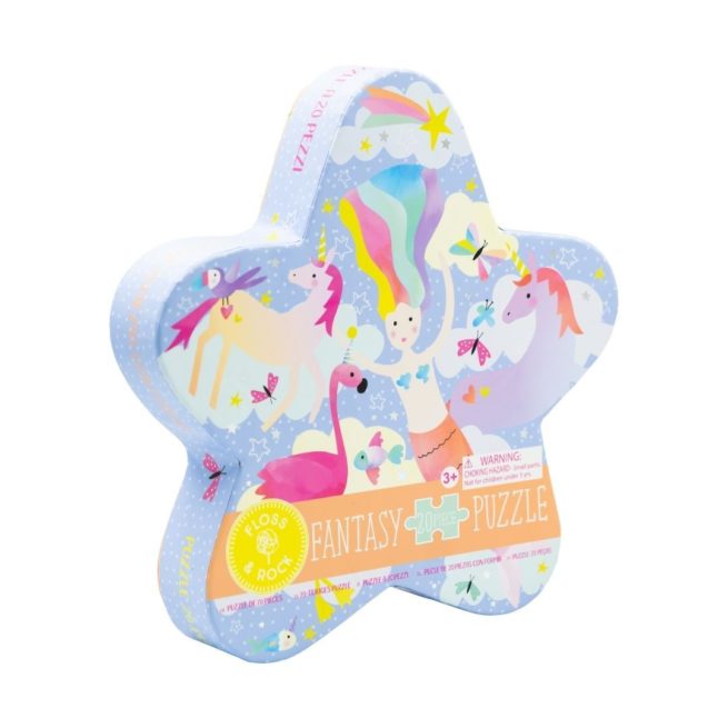 Floss & Rock 20 Pc Shaped Jigsaw Puzzle Fantasy