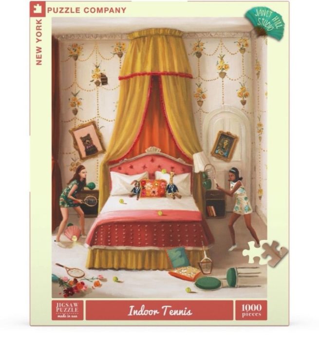 NYPC Janet Hill 1000 Pc Puzzle - Indoor Tennis