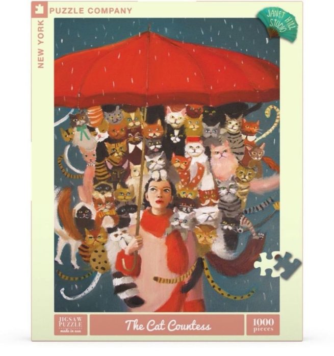NYPC Janet Hill 1000 Pc Puzzle - The Cat Countess