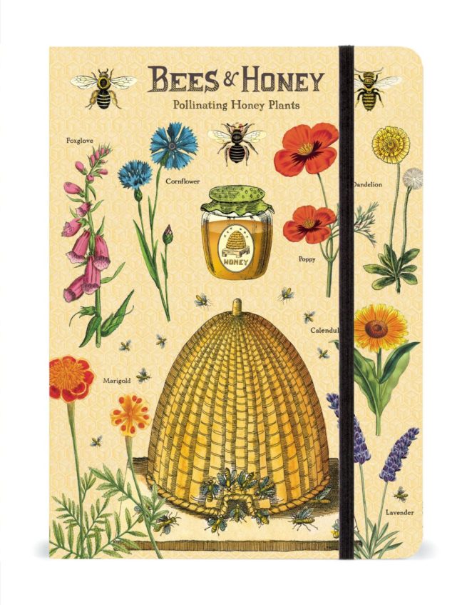 Cavallini Notebook Large- Bee