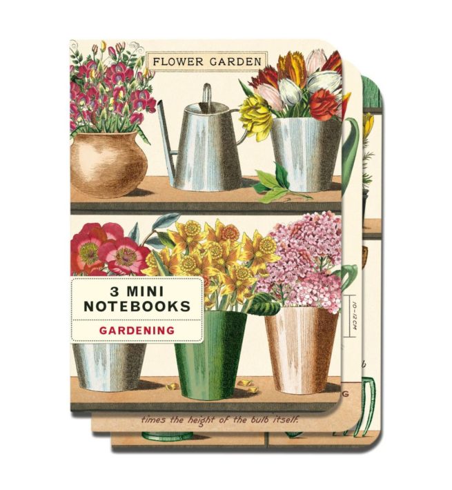 Cavallini Notebook Mini Set - Garden