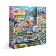 eeBoo 48 Pc Puzzle - Within the City