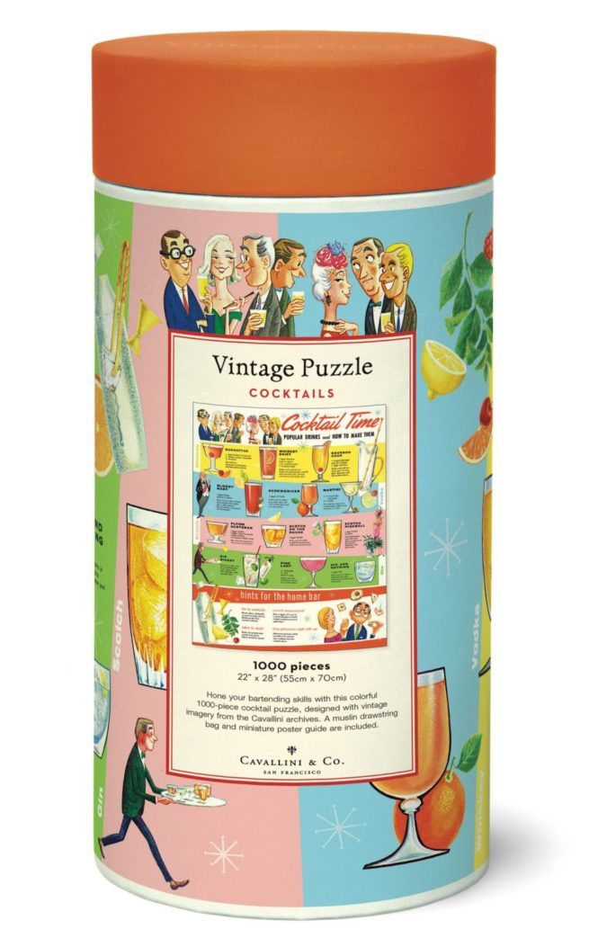 Cavallini - 1000 Pc Puzzle Cocktail Time - Image 2