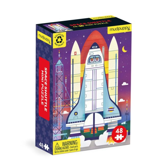 Mudpuppy Mini Puzzle - Space Shuttle