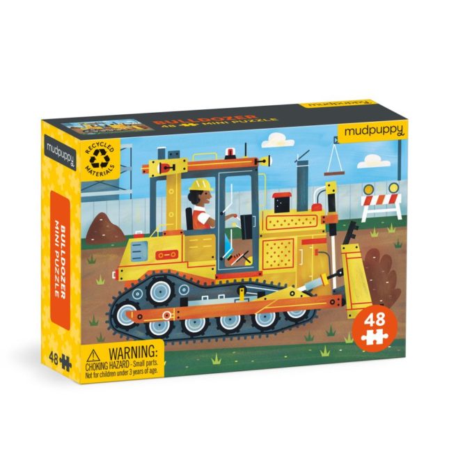 Mudpuppy Mini Puzzle - Bulldozer