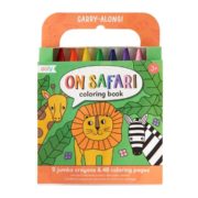 Ooly Carry Along Colouring Book - On Safari