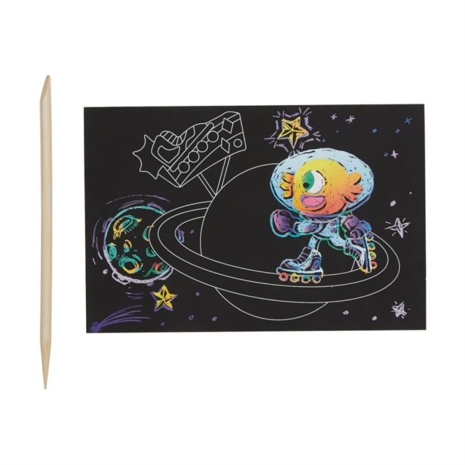 Ooly Scratch & Scribble Mini - Wacky Universe - Image 2