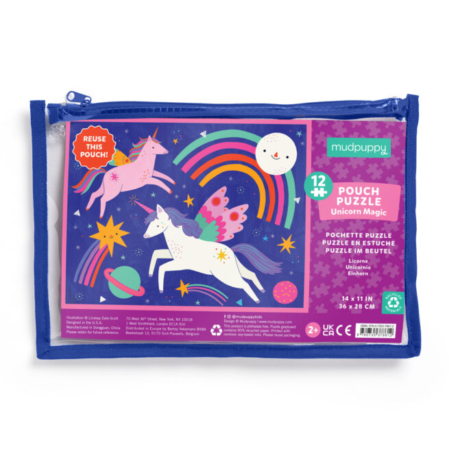 Mudpuppy 12 Pc Puzzle - Unicorn Magic