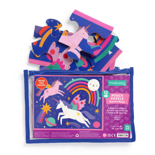 Mudpuppy 12 Pc Puzzle - Unicorn Magic - Image 2