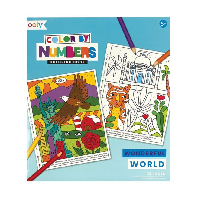 Ooly Colouring Book - Colour by Numbers
