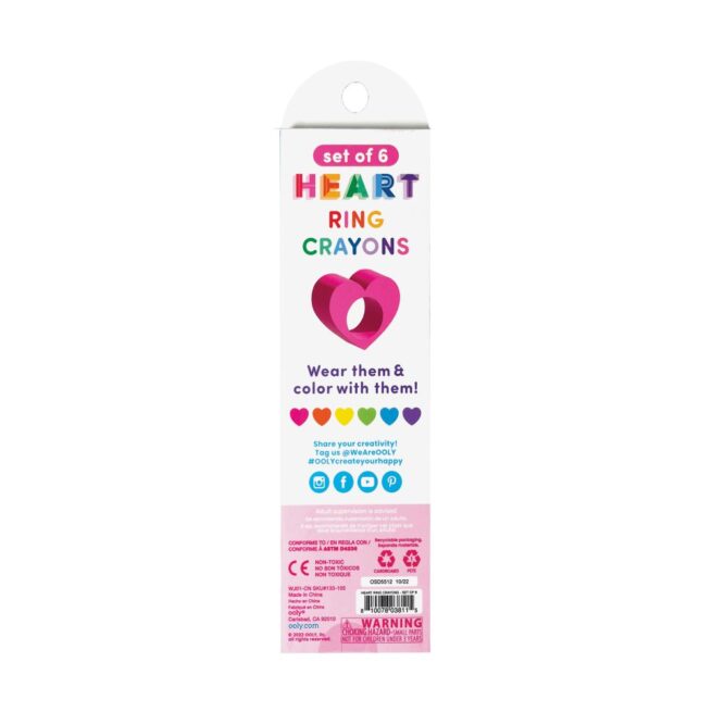 Ooly Crayons - Heart Rings - Image 2