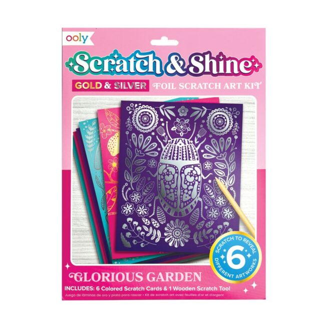 Ooly Scratch & Shine - Glorious Garden