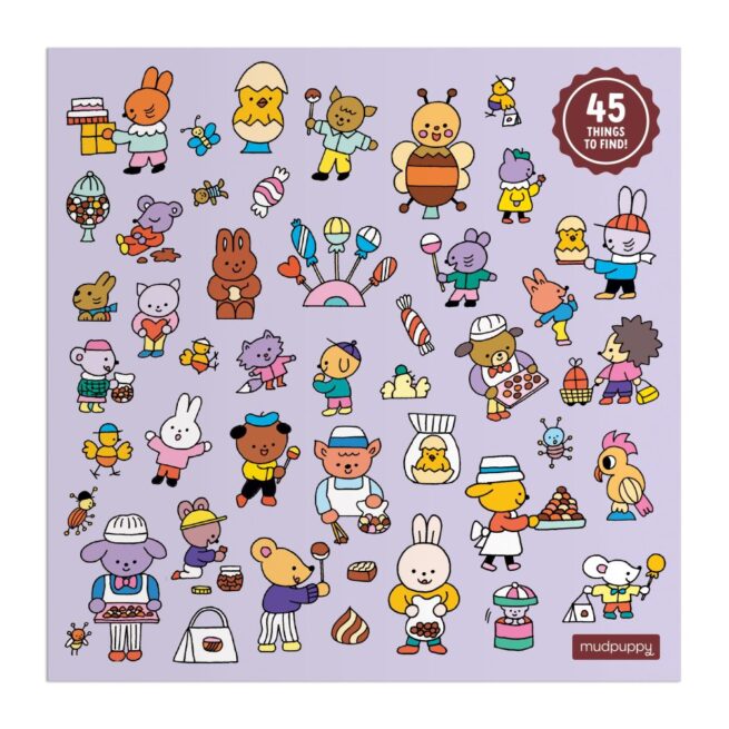 Mudpuppy 500 Pc Search & Find Puzzle - Chocolate Shop - Image 2