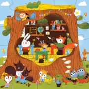 Mudpuppy 25 Pc Floor Puzzle - Forest School - Image 2