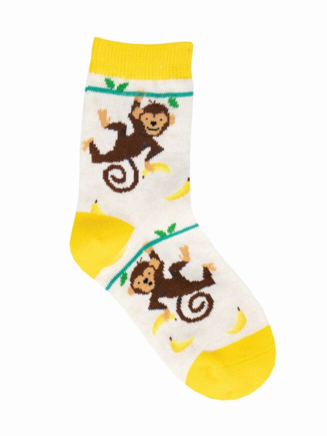Socksmith Kids Socks 2-4 yrs - Lil Monkey