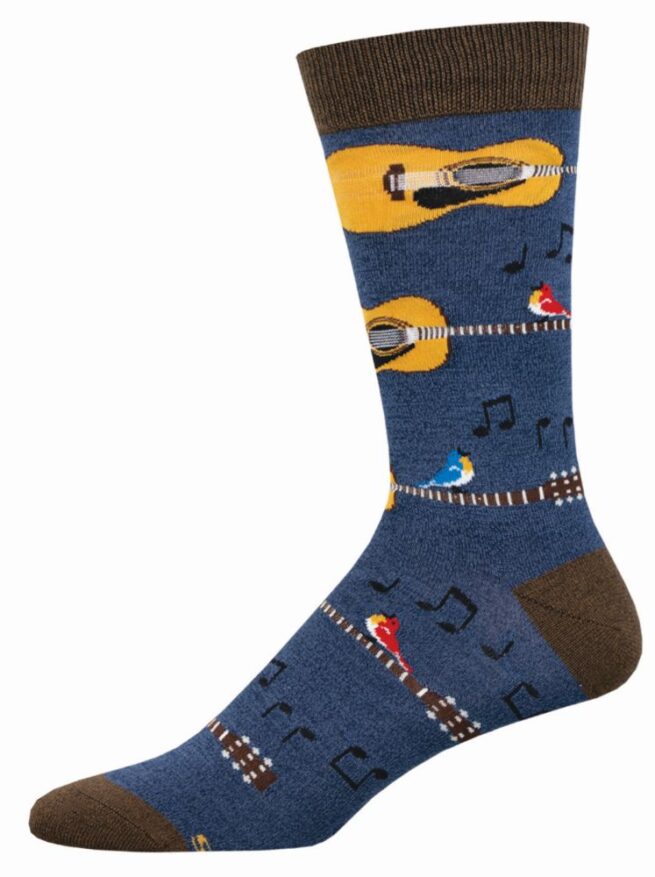 Socksmith Mens Socks Bamboo - Nice Acoustics