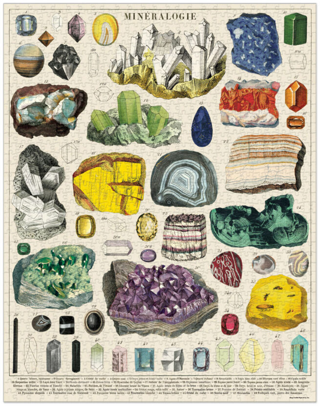 Cavallini - 1000 Pc Puzzle Mineralogy - Image 3
