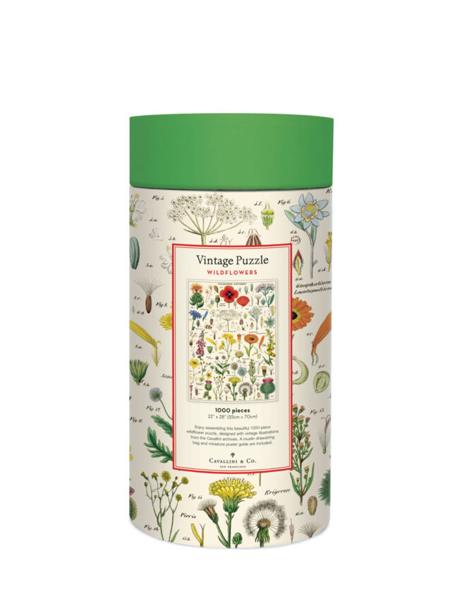 Cavallini - 1000 Pc Puzzle Wildflowers - Image 2