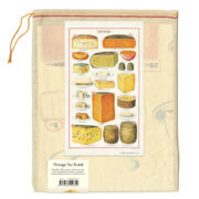 Cavallini Tea Towel - Cheese - Image 3