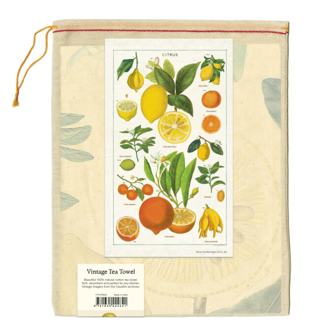 Cavallini Tea Towel - Citrus - Image 3
