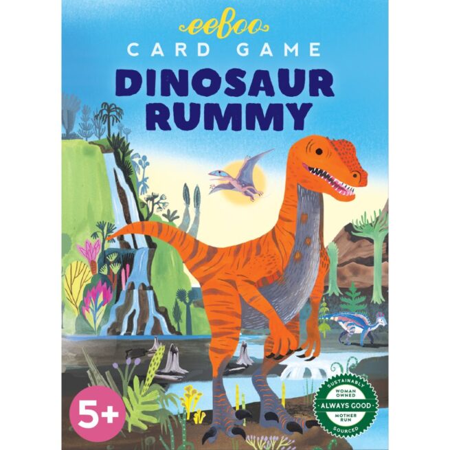 eeBoo Playing Cards - Dino Rummy