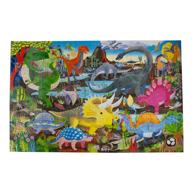 eeBoo 100 Pc Puzzle - Land of Dinosaurs - Image 3