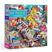 eeBoo 64 Pc Puzzle - Skateboarders