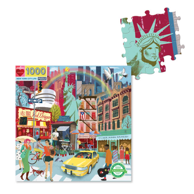eeBoo 1000 Pc Puzzle - New York City Life - Image 2