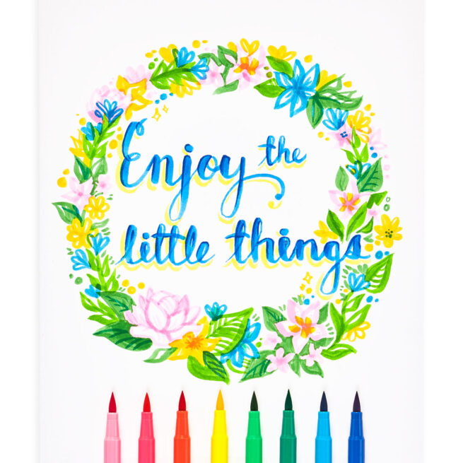 Ooly Markers - Brilliant Brush Markers /12 - Image 5