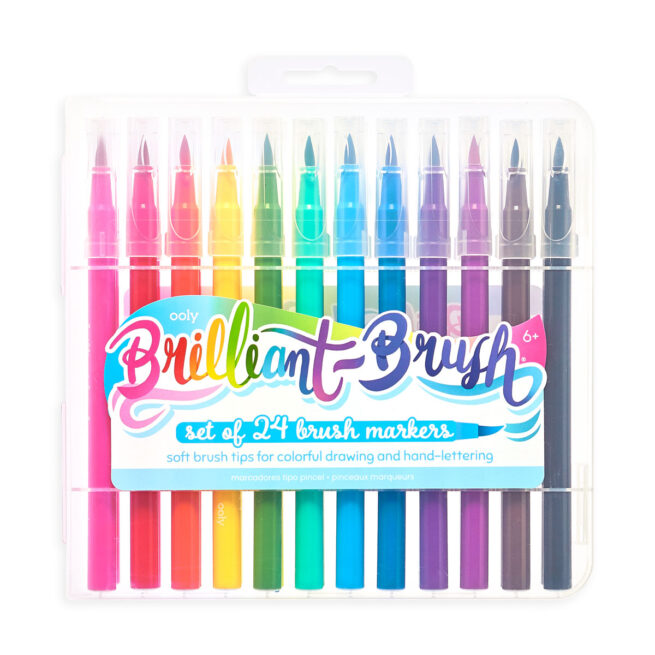 Ooly Markers - Brilliant Brush Markers /24