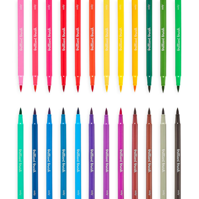 Ooly Markers - Brilliant Brush Markers /24 - Image 4