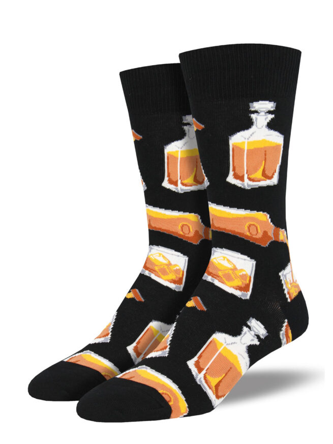 Socksmith Mens Socks - Rocks or Neat Black