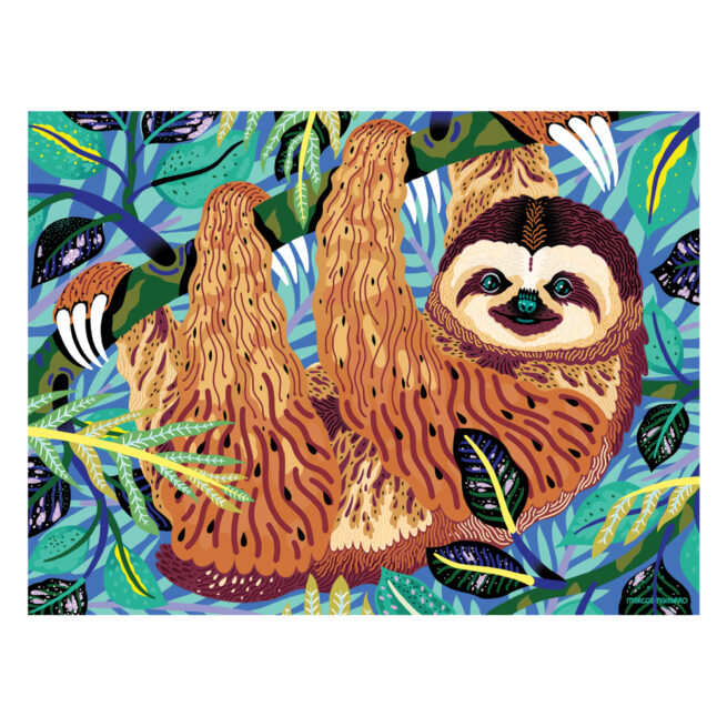 Mudpuppy 300 Pc Puzzle - Pygmy Sloth - Image 2