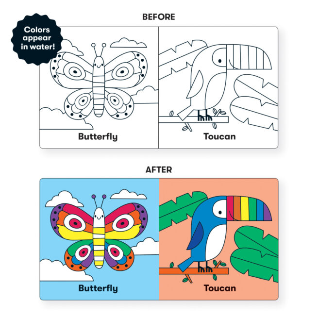 Mudpuppy Magic Bath Book - Marine Life - Image 2