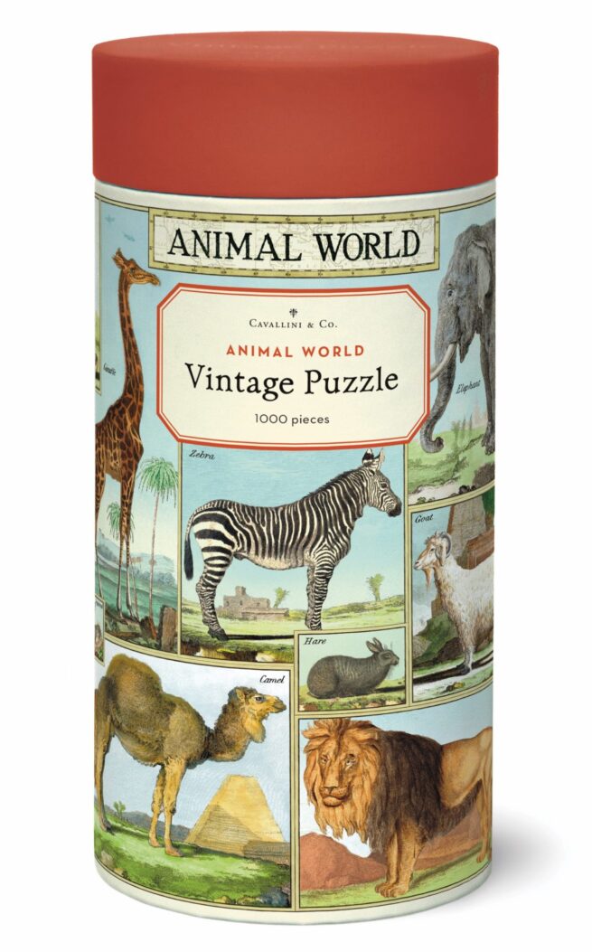 Cavallini - 1000 Pc Puzzle Animal World