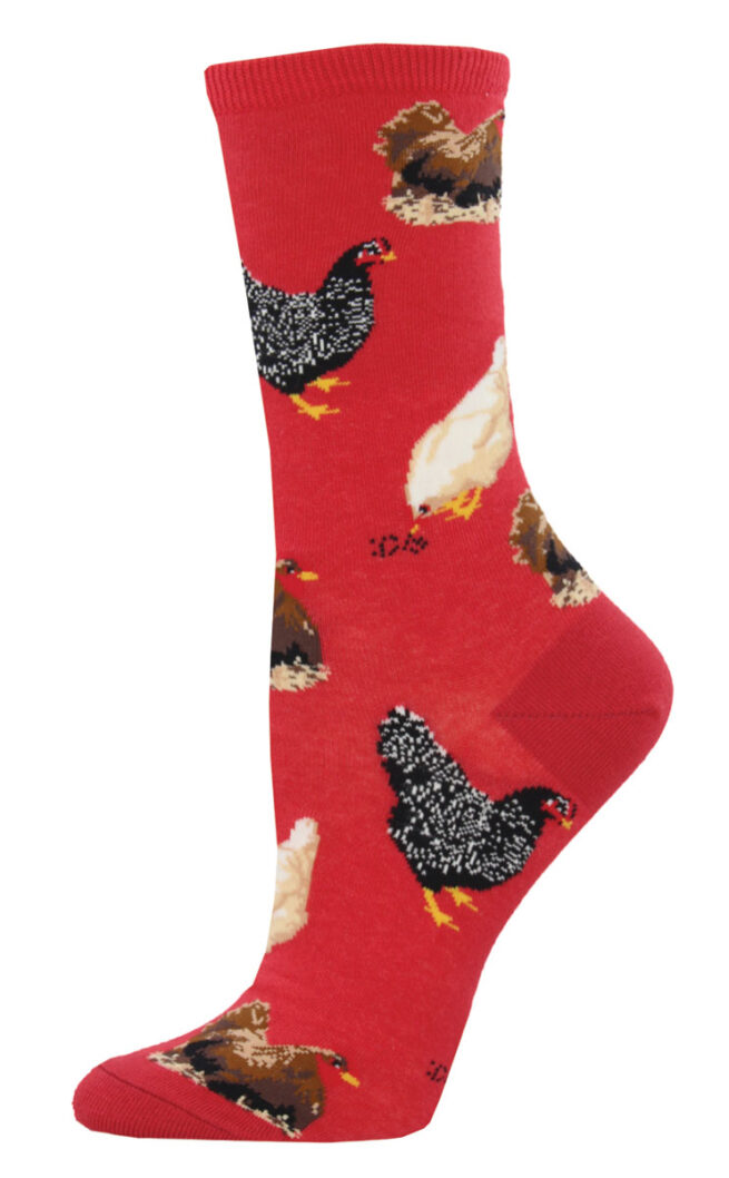 Socksmith Ladies Socks - Hen House Red