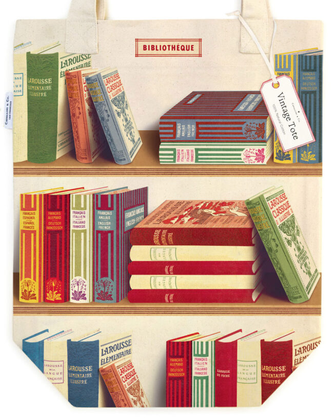 Cavallini Tote Bag - Library Books - Image 2