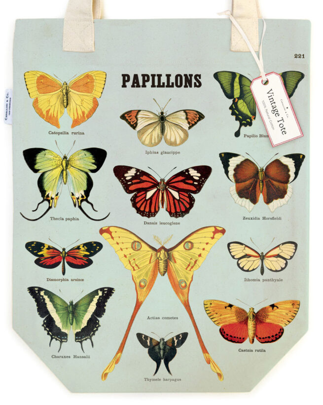 Cavallini Tote Bag - Butterflies - Image 2
