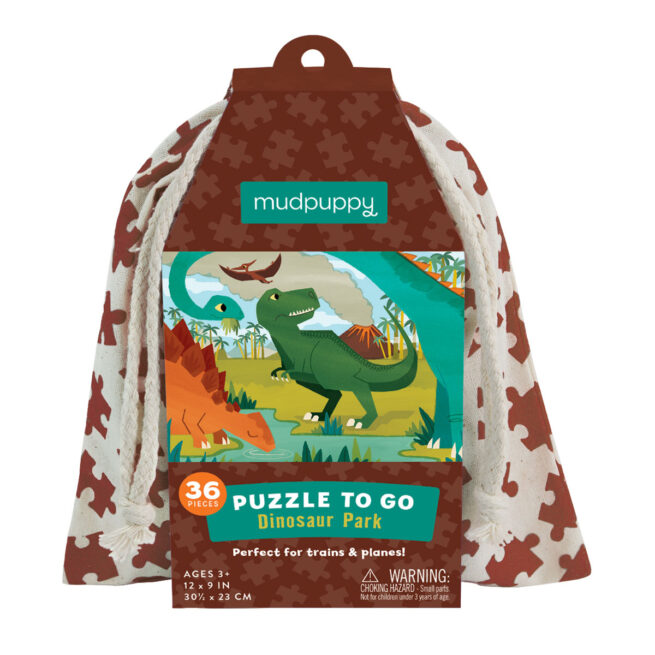 Mudpuppy 36 pc To Go Puzzle - Dinosaur Park