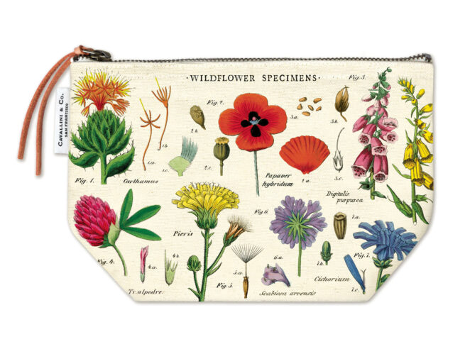 Cavallini Pouch - Wildflowers