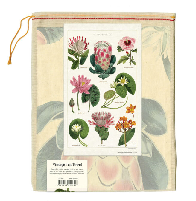 Cavallini Tea Towel - Tropical Plants - Image 3