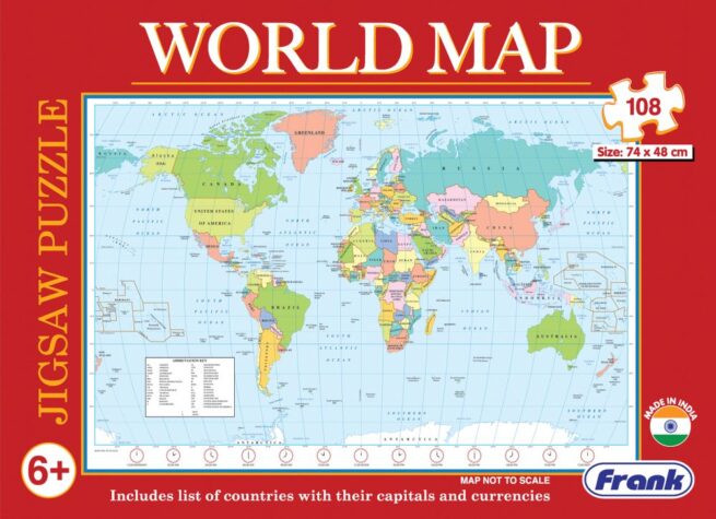 Frank Educational Puzzle - World Map