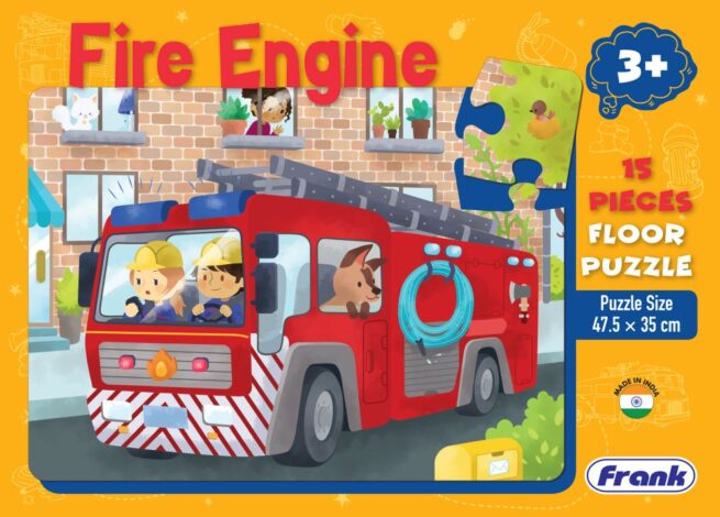 Frank Educational Floor Puzzle - Fire Engine