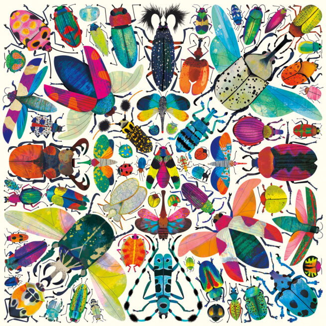 Mudpuppy 500 Pc Puzzle - Kaleido Beetle - Image 2